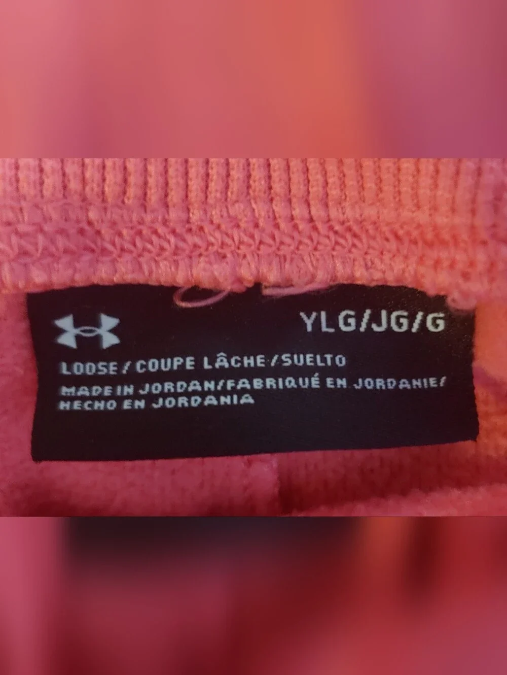Pink Under Armour Joggers